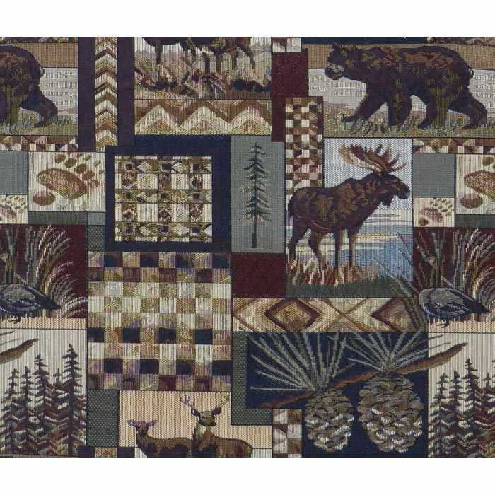 FutonX Futon Cover Only UpNorth Premium Fabric Collection Fits 6-8 inch Futon Mattress Full Size (Wildlife Resort) - Image 1